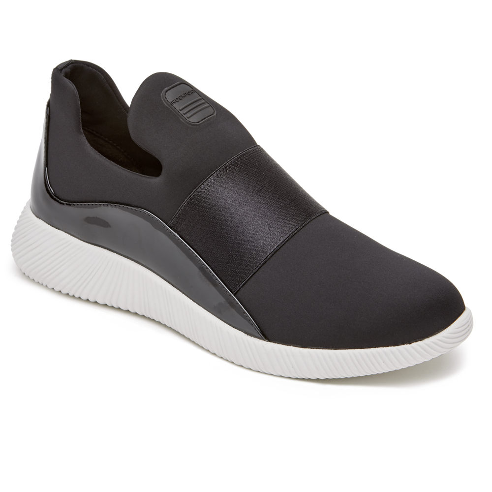 Rockport Slip-On For Womens Black - City Lites Robyne - KL4869703